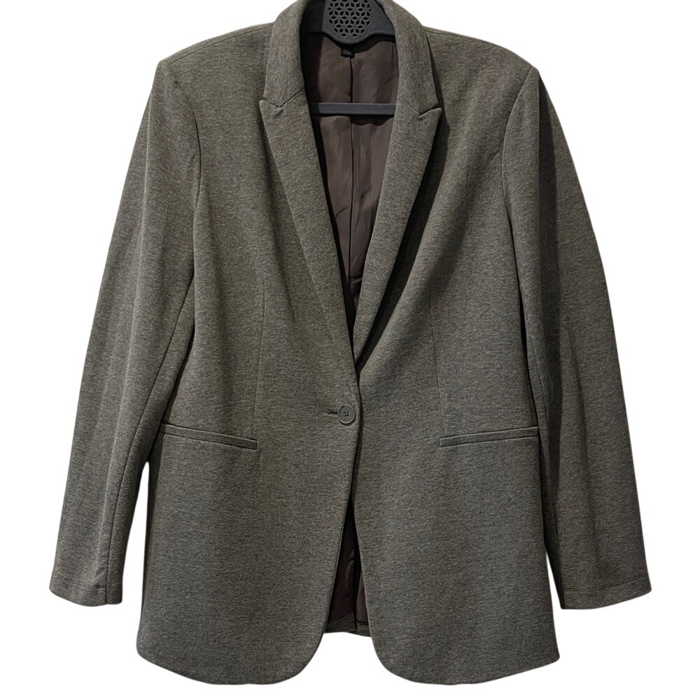 Mossimo Gray Single-Button Casual Blazer XL
